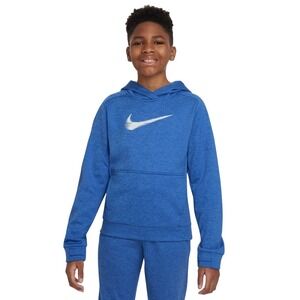 Nike Big Kids Therma Multi+‎ Pullover Training Hoodie - Game Royal Size L